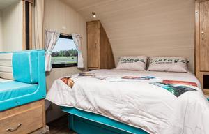 Modern 50s Style Travel Trailer with Outdoor TV!