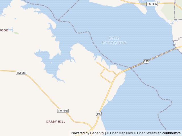 Map of The Preserve RV Park location at Kennard, TX, United States