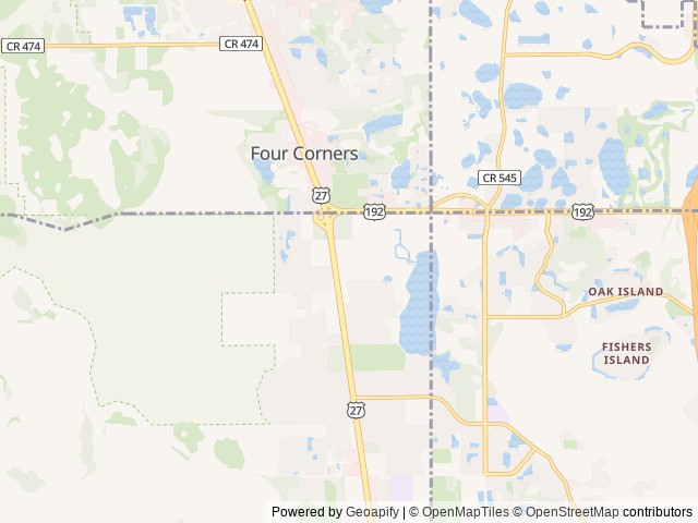 Map of Encore Lake Magic location at Clermont, FL, United States