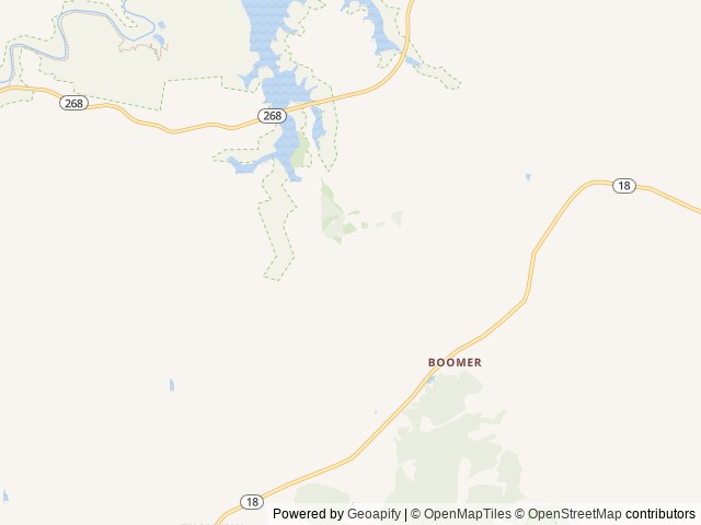 Map for Great Getaway w/ Outdoor Kitchen near Boomer, NC