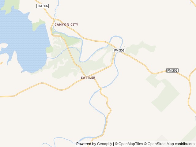 Map of Corner Star Cabin RV location at New Braunfels, TX, United States