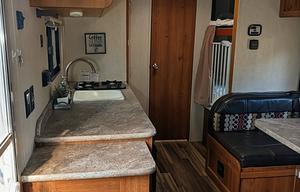 Tow-Friendly, Lightweight trailer with bunks!