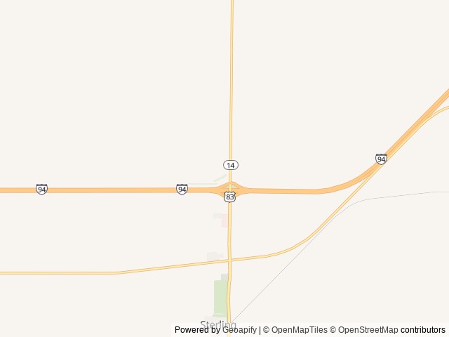 Map of Love's RV Hookup-Sterling ND 224 location at Sterling, ND, United States