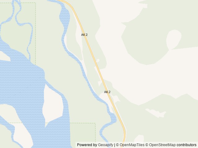 Map of Lazy Moose RV Park location at Salcha, AK, United States