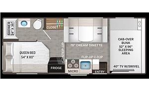 2024  24' Thor Four Winds 22E