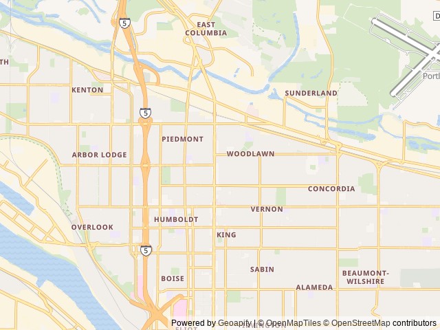 Map for Compass - 2022 Winnebago Revel 44E near Portland, WA