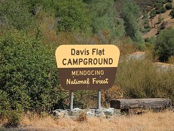Davis Flat Campground, Mendocino National Forest