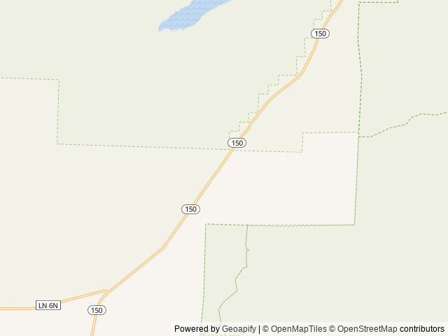Map of Great Sand Dunes Oasis location at Mosca, CO, United States