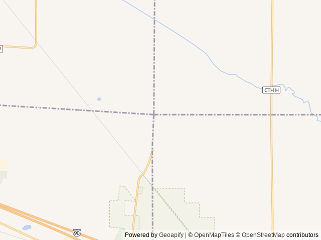 Map for 5th wheel, Montana, pet friendly & comfortable near Camp Douglas, WI