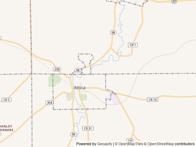 Map for Bring the Family and Relax !! near Attica, NY