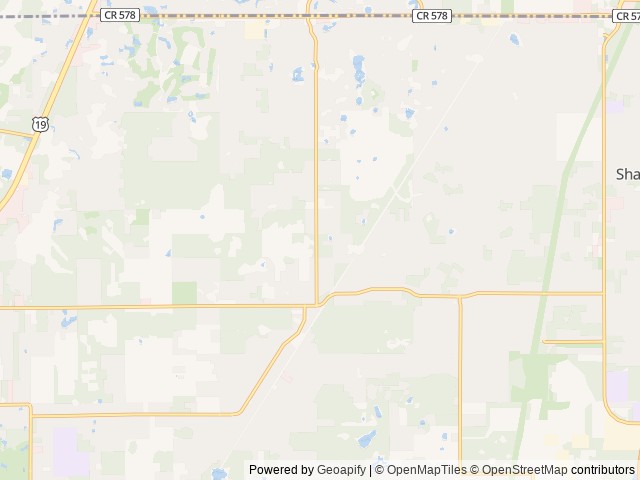 Map of Eden RV Resort location at Hudson, FL, United States