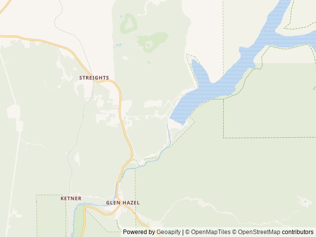 Map of East Branch Campground location at Wilcox, PA, United States