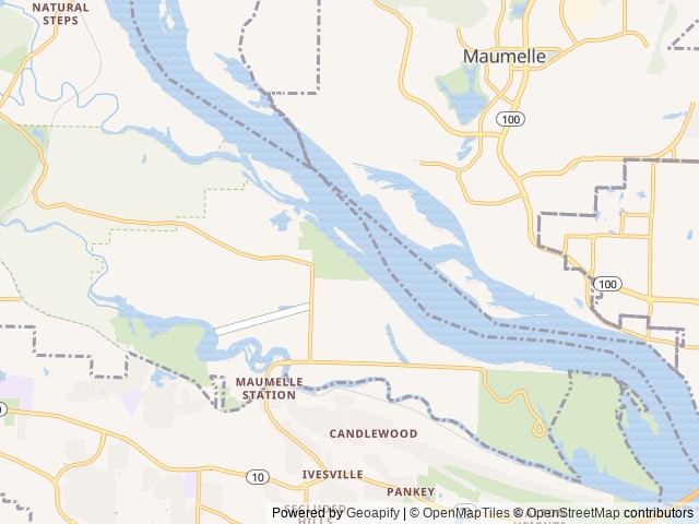 Map of Maumelle location at Little Rock, AR, United States
