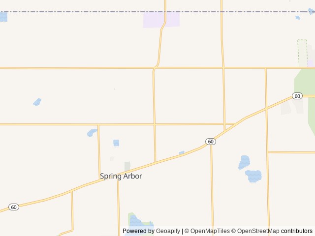 Map for Kid friendly camper! near Spring Arbor, MI