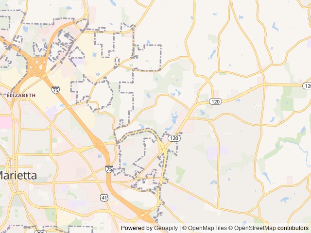 Map for The Perfect Getaway! 2019 InTech Pursue near Marietta, GA