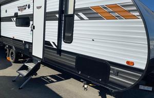 Family Glamper with bunkhouse and outdoor kitchen