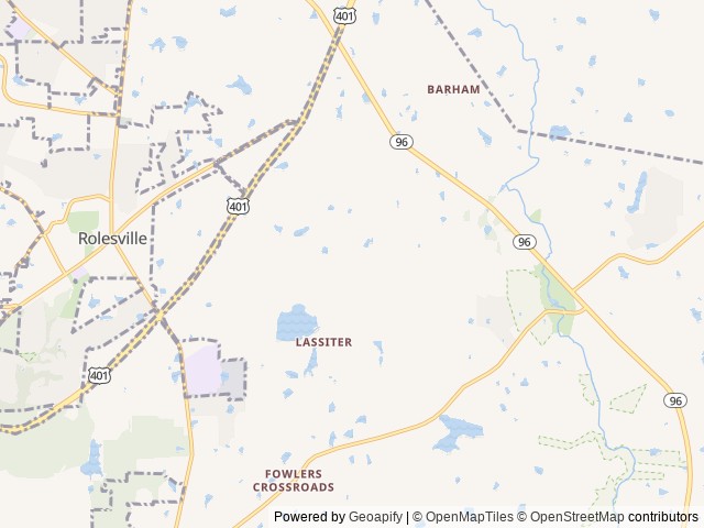 Map for Springdale Mini Bunkhouse near Zebulon, NC