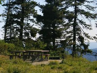 The views are amazing from your site that have picnic tables, campfire rings, and many of the overnight campsites have tent pads.