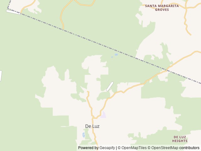 Map of SoCalCampground location at Fallbrook, CA, United States