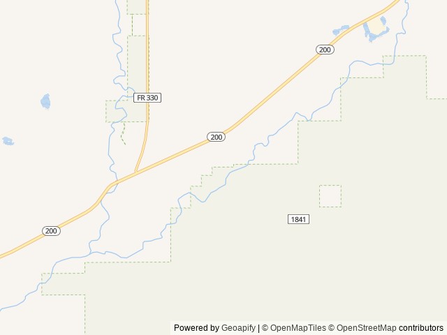 Map of Aspen Grove Group Use Area (Helena-lewis And Clark Nf, MT) location at Lincoln, MT, United States