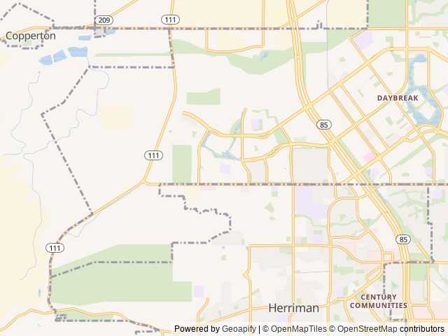 Map for 2015 Nucamp rv T@G T@G Teardrop near South Jordan, UT
