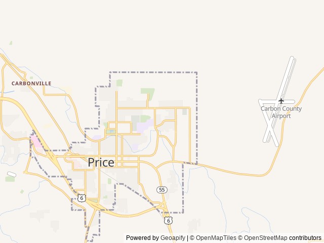 Map for Toy Hauler for all toys near Price, UT