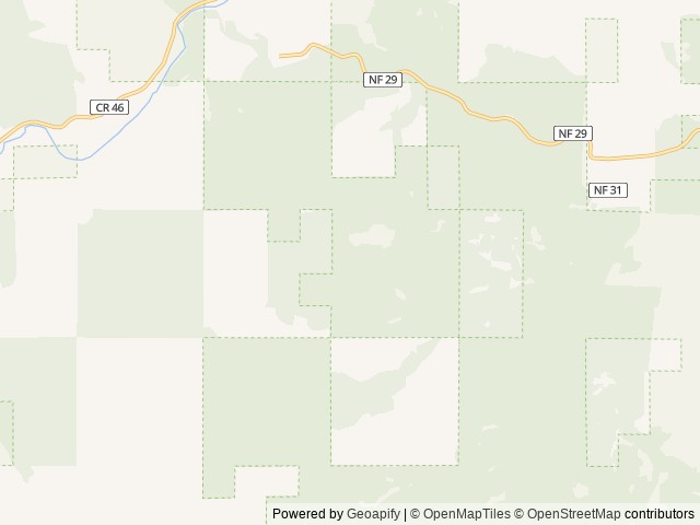 Map of Pickett Butte Lookout location at Tiller, OR, United States