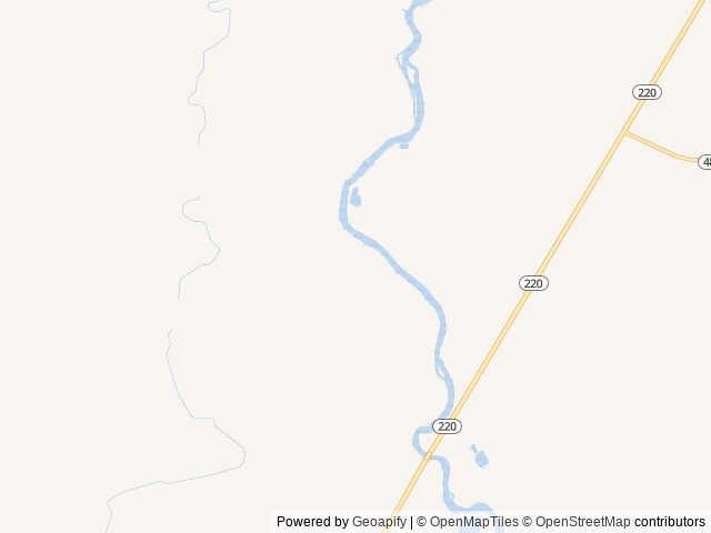 Map of Golden Currant Campground location at Casper, WY, United States