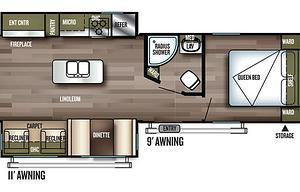 2019 Forest River Wildwood Camper – Model 27REIS