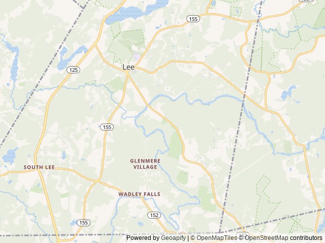 Map of Wellington Camping Park location at Durham, NH, United States