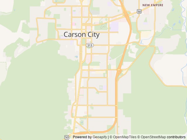 Map for 2021 Prime Time RV Tracer 29QBD near Carson City, CA