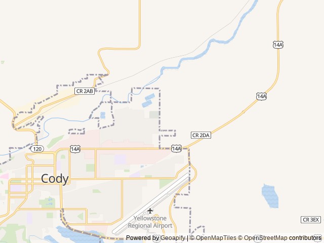 Map for 2021 Keystone Hideout-Kid approved! near Cody, MT