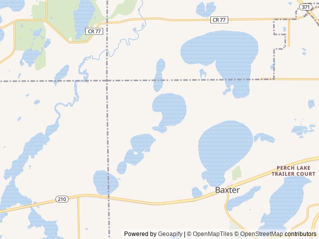Map for 2009 Jayco jay feather exp b23 Sleeps 8 | Easy Tow near Baxter, MN