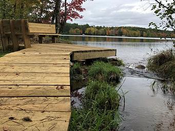 Boardwalk on Franklin Lake Nature Trail