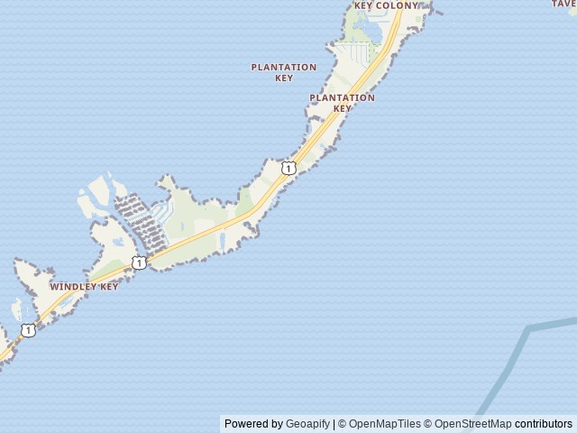 Map of SBZ Sun Outdoors Islamorada location at Islamorada, FL, United States