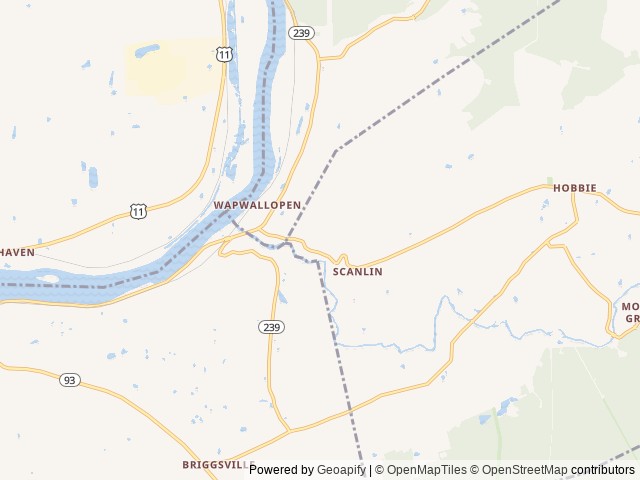 Map for 2025 KZ Sportsmen Classic 130RB Travel Trailer near Hollenback Township, PA