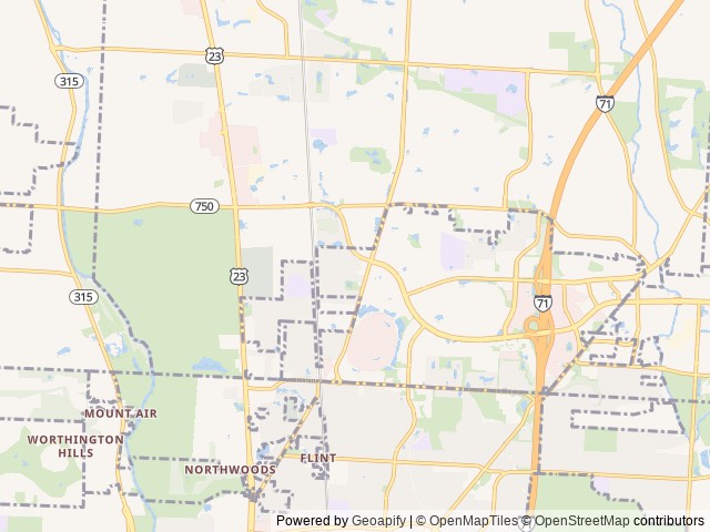 Map for The PERFECT vehicle for your traveling experience! near Lewis Center, OH