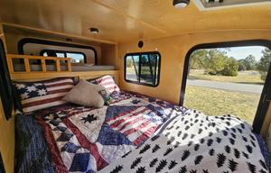 Off-Grid Teardrop Trailer Camper with Rooftop Tent