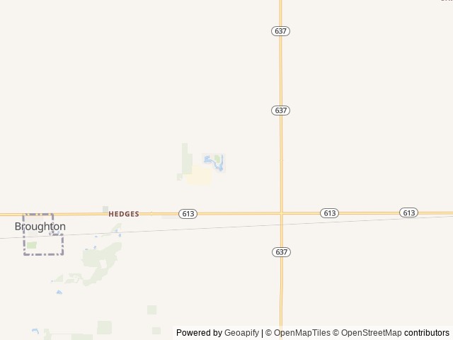 Map of Woodbridge Campground location at Paulding, OH, United States