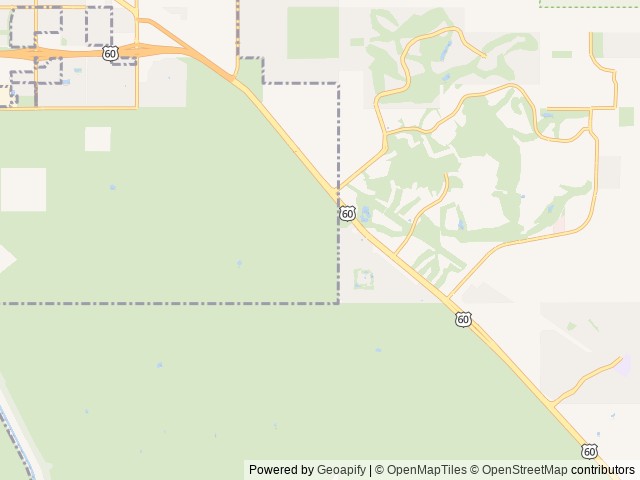 Map of Canyon Vistas RV Resort location at Gold Canyon, AZ, United States
