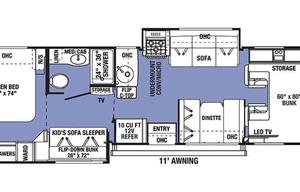 FUNseeker Family Bunkhouse Motorhome