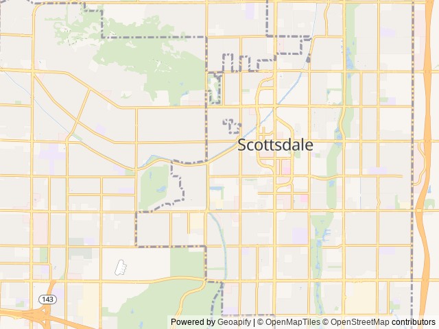 Map for 2022 Lance 1685 near Scottsdale, AZ
