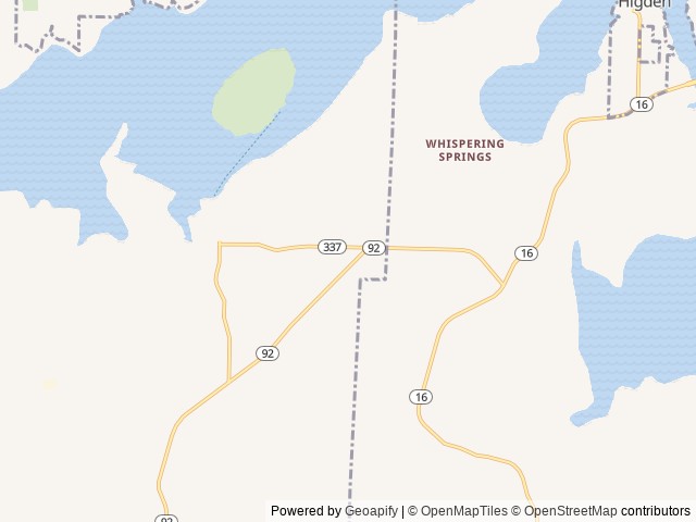Map of Phat Uncles at Sugarloaf location at Higden, AR, United States