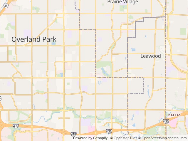 Map for Class A easy to drive.No special license required. near Overland Park, MO