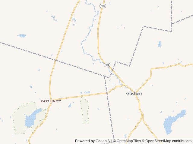 Map of Northstar Campground location at Newport, NH, United States