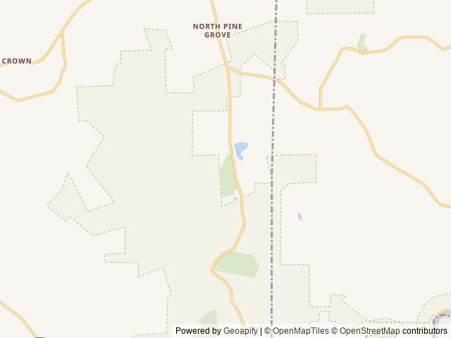 Map of Deer Meadow Campground location at Pennsylvania 16217, PA, United States