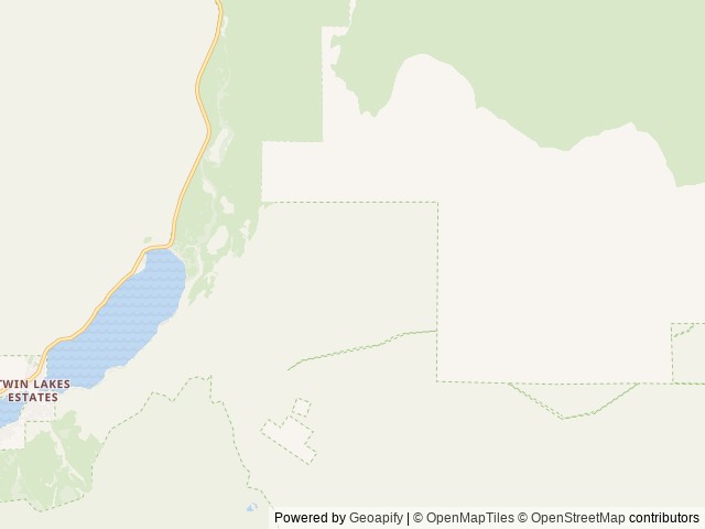 Map of Crags Campground location at Bridgeport, CA, United States