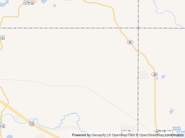 Map of Royal Oaks Legendary Lodging Campground location at Waupaca, WI, United States
