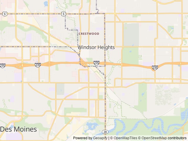 Map for IBEX 19MBH - 36 Reviews! near West Des Moines, IA