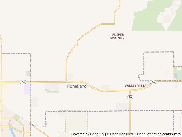 Map for 2020 Rockwood Signature Ultra Lite 8335SB near Homeland, CA